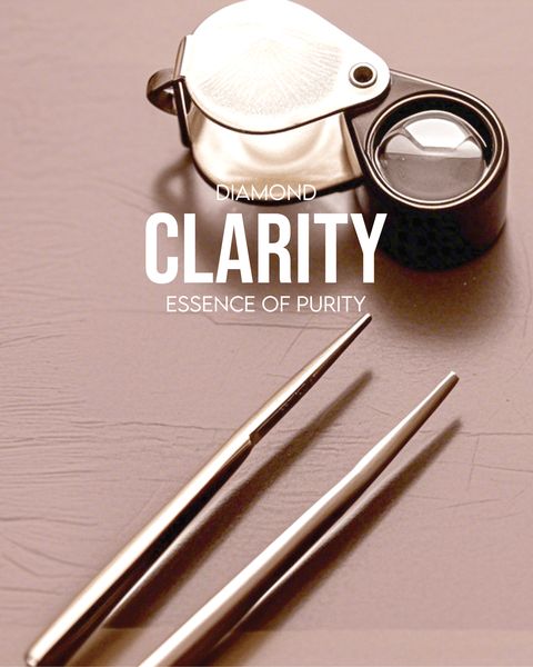 Miruu diamond clarity carousel cover with a loupe and diamond inspection tools.
